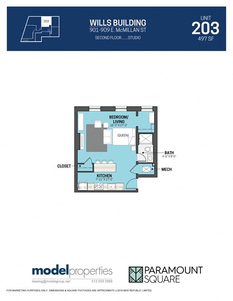 1826 Race Street Studio-1 Bed Apartment for Rent - Photo Gallery 22